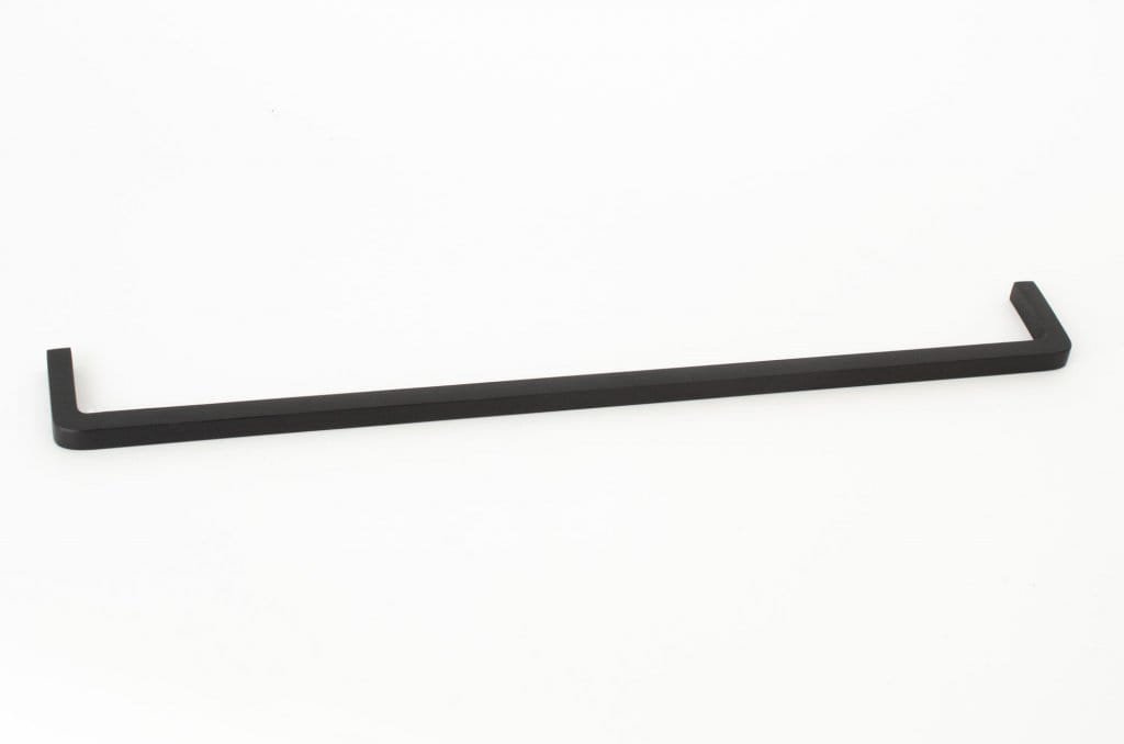 Möbelhandtag med gänga 320. Aluminium Svart