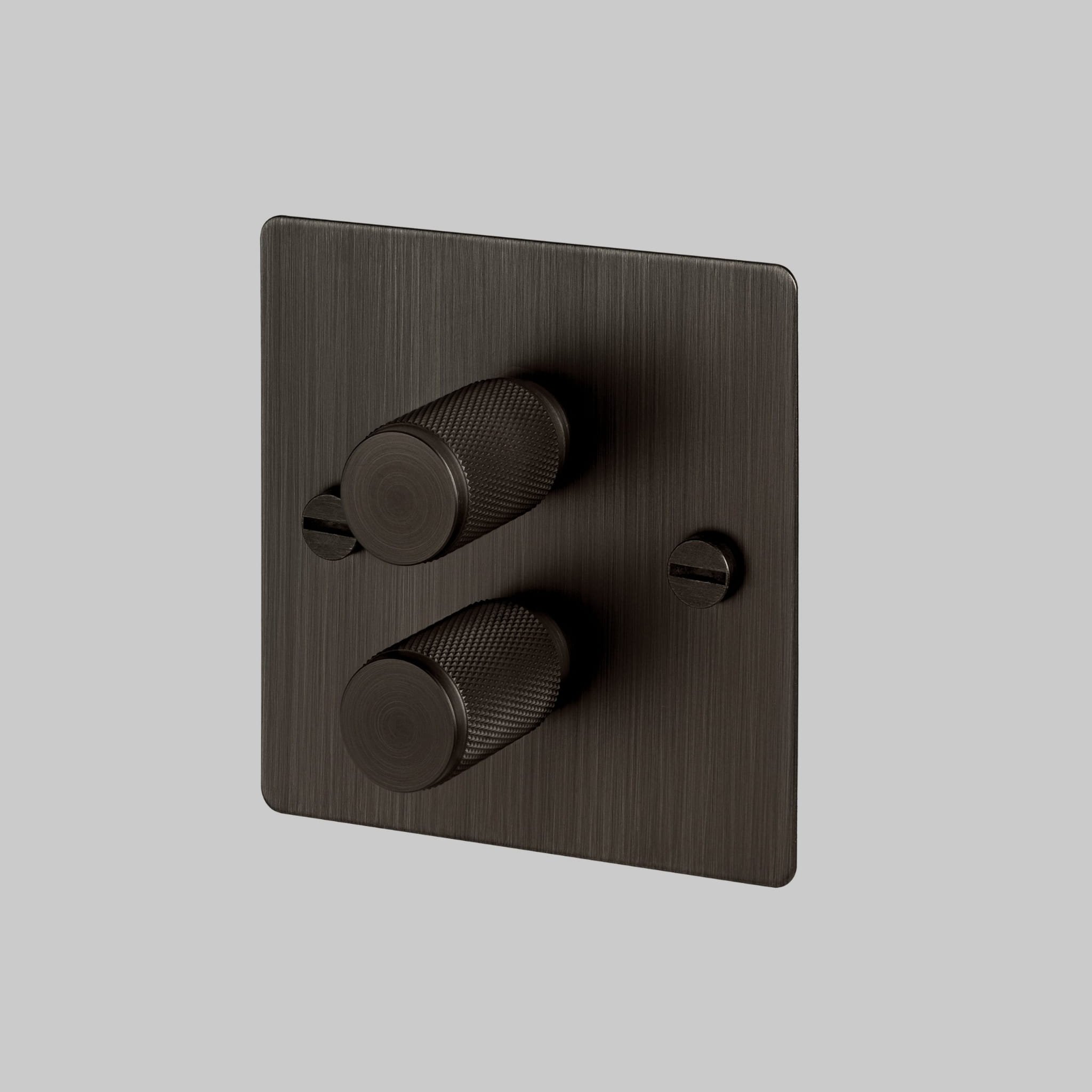 LED-dimmer Cross 2G 120W mässing bränd brons brittisk standard