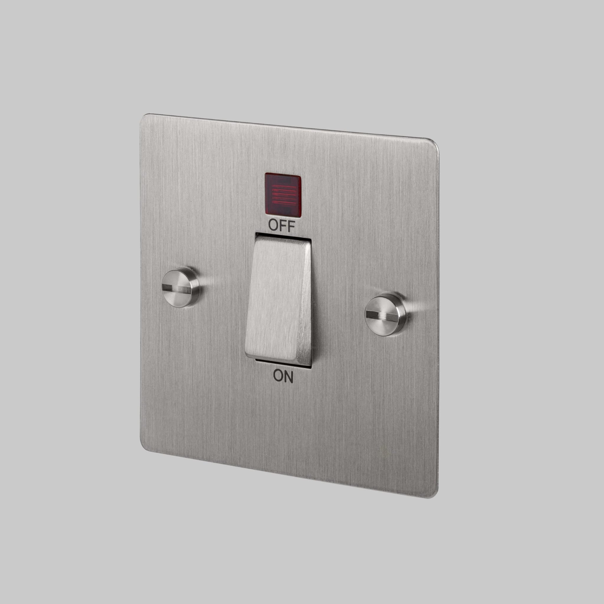Spisbrytare Stål Silver Brittisk Standard