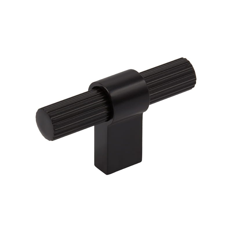 Möbelknopp T-Bar Helix Stripe Metall Svart