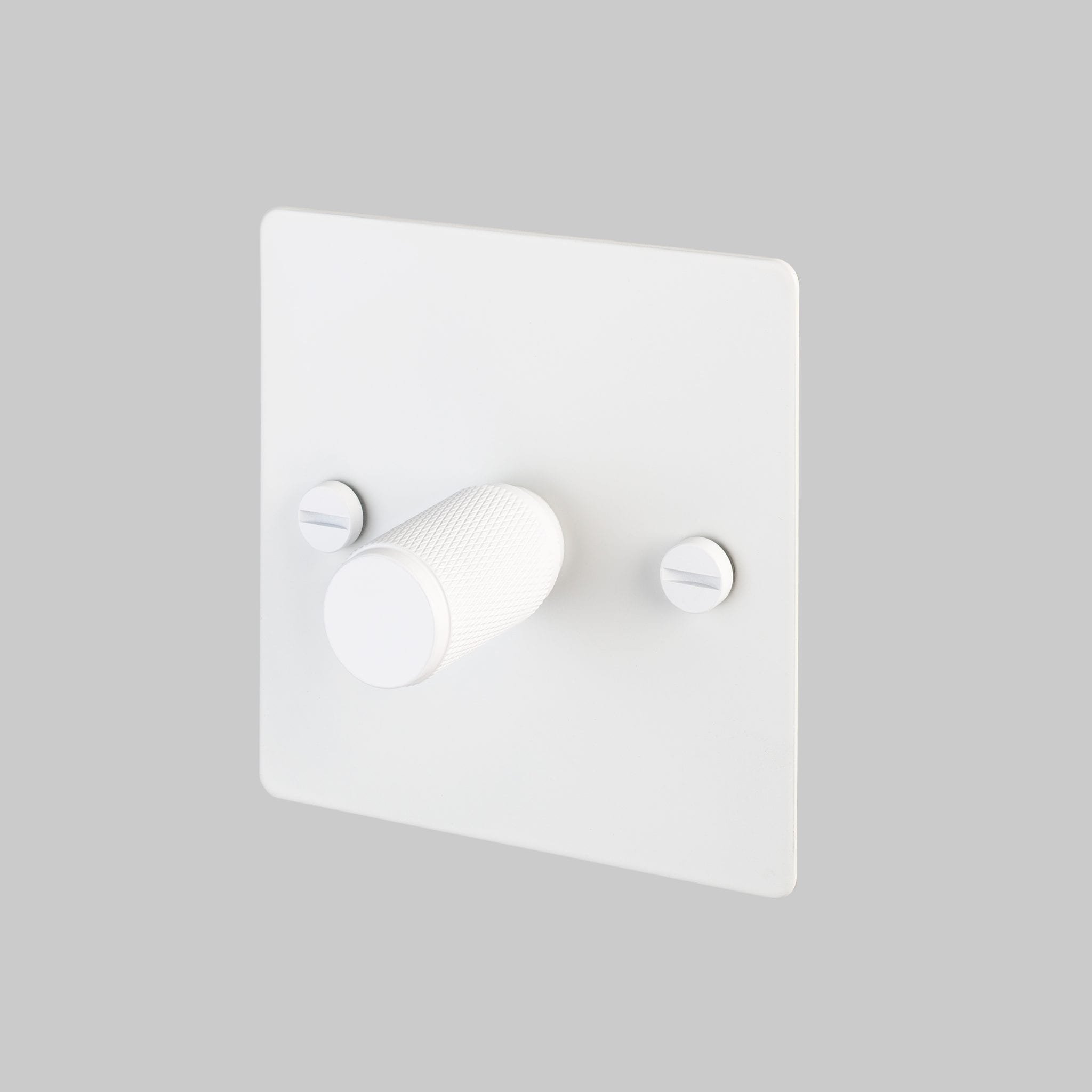 LED-kryssdimmer 1G 120W stålvit brittisk standard