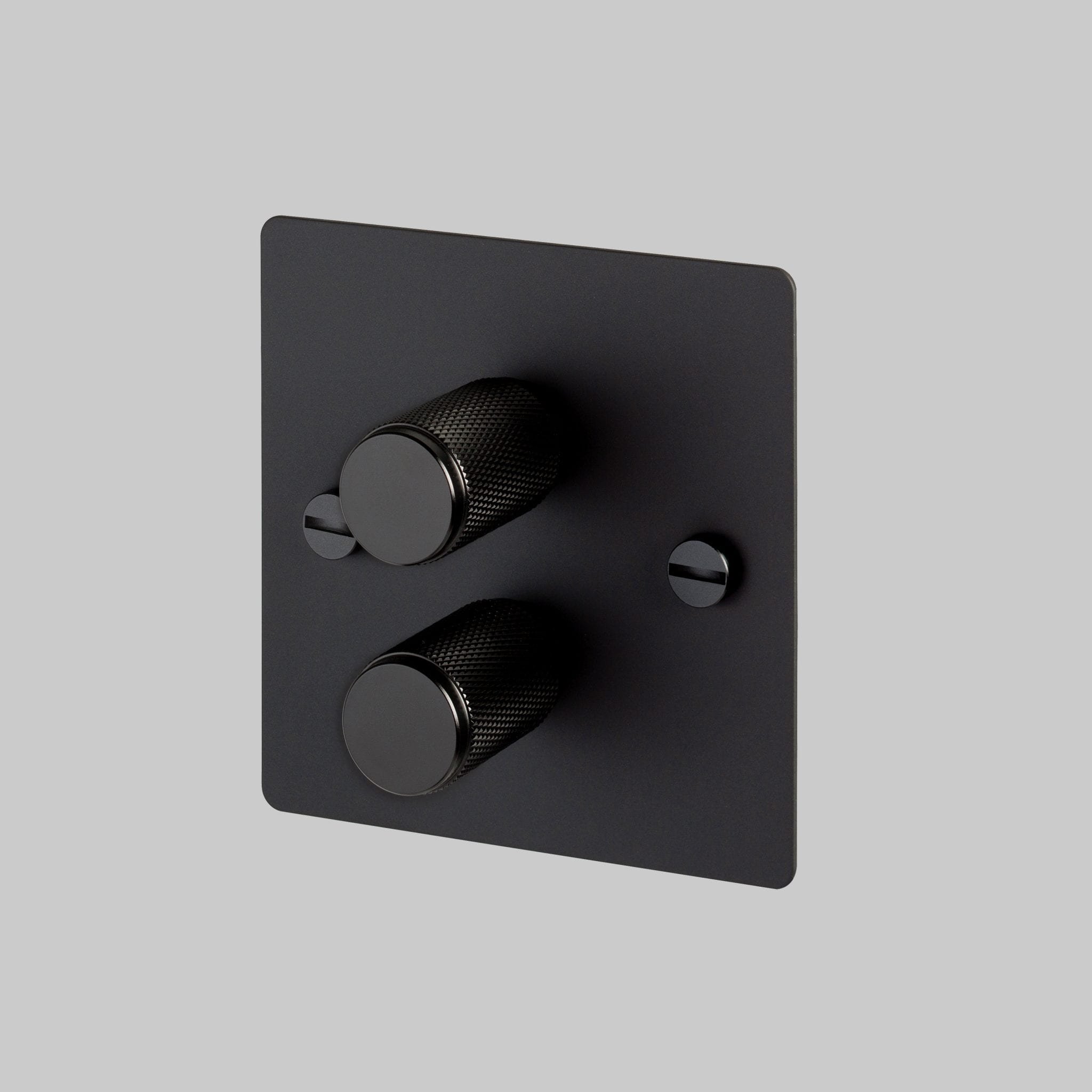 Cross 2G 120W stålsvart brittisk standard LED-dimmer