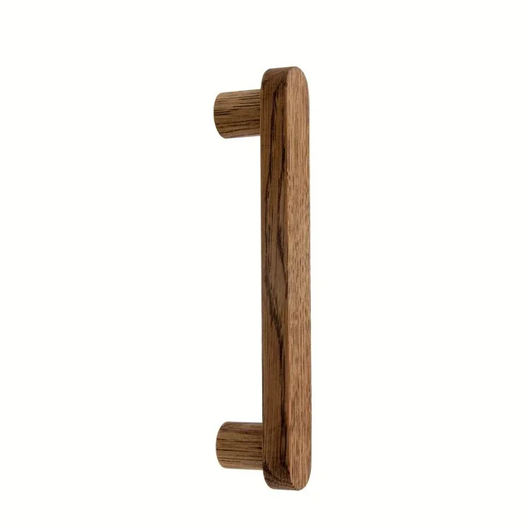 Basic Round 128 avlångt möbelhandtag 20 - 27 Wooden Oak - Tinting Oil
