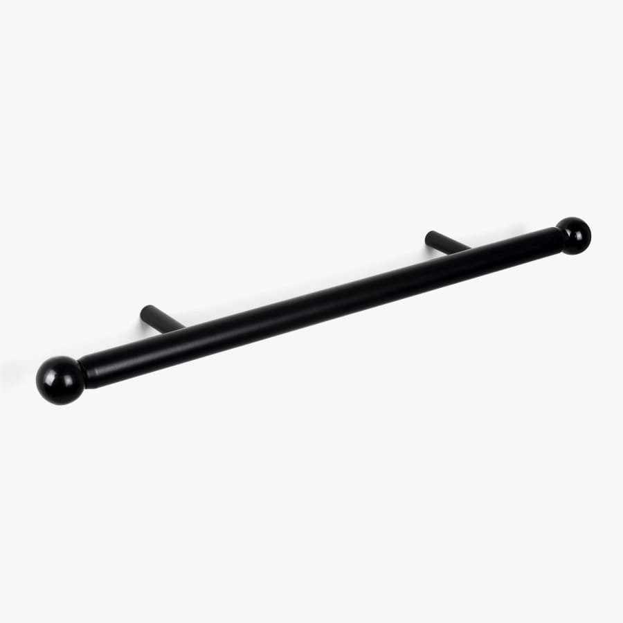 Cirkulärt möbelhandtag Kirke Rail 160 Metal Black
