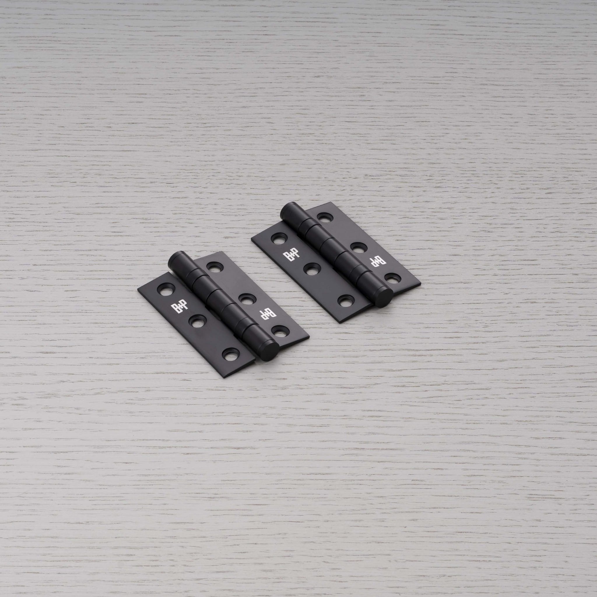 Gångjärn 76 x 51 x 2 mm stålsvetsare svarta dörrgångjärn (set om 2)