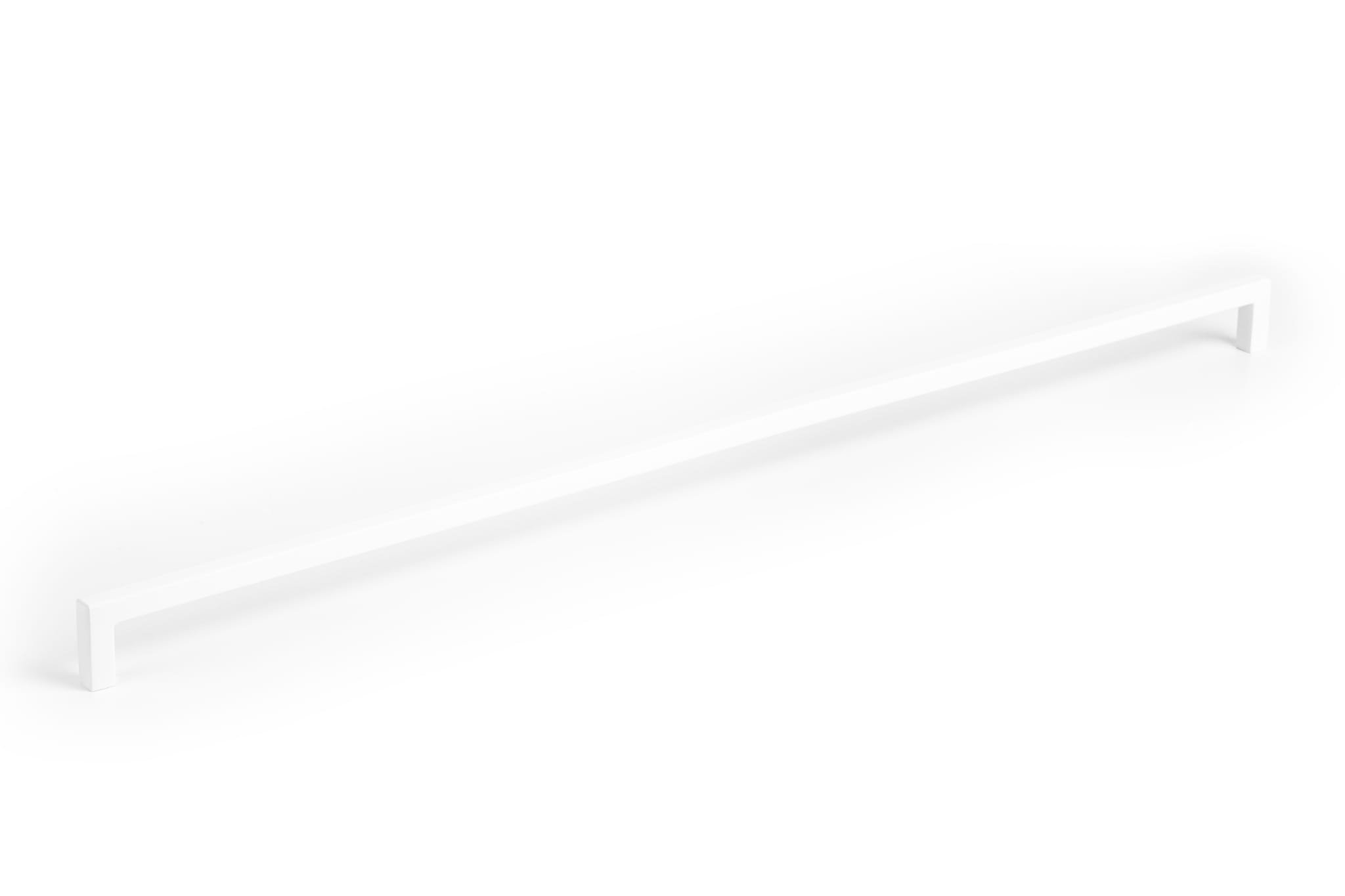 Avlångt möbelhandtag U 0056 492 Metall Vit Mat