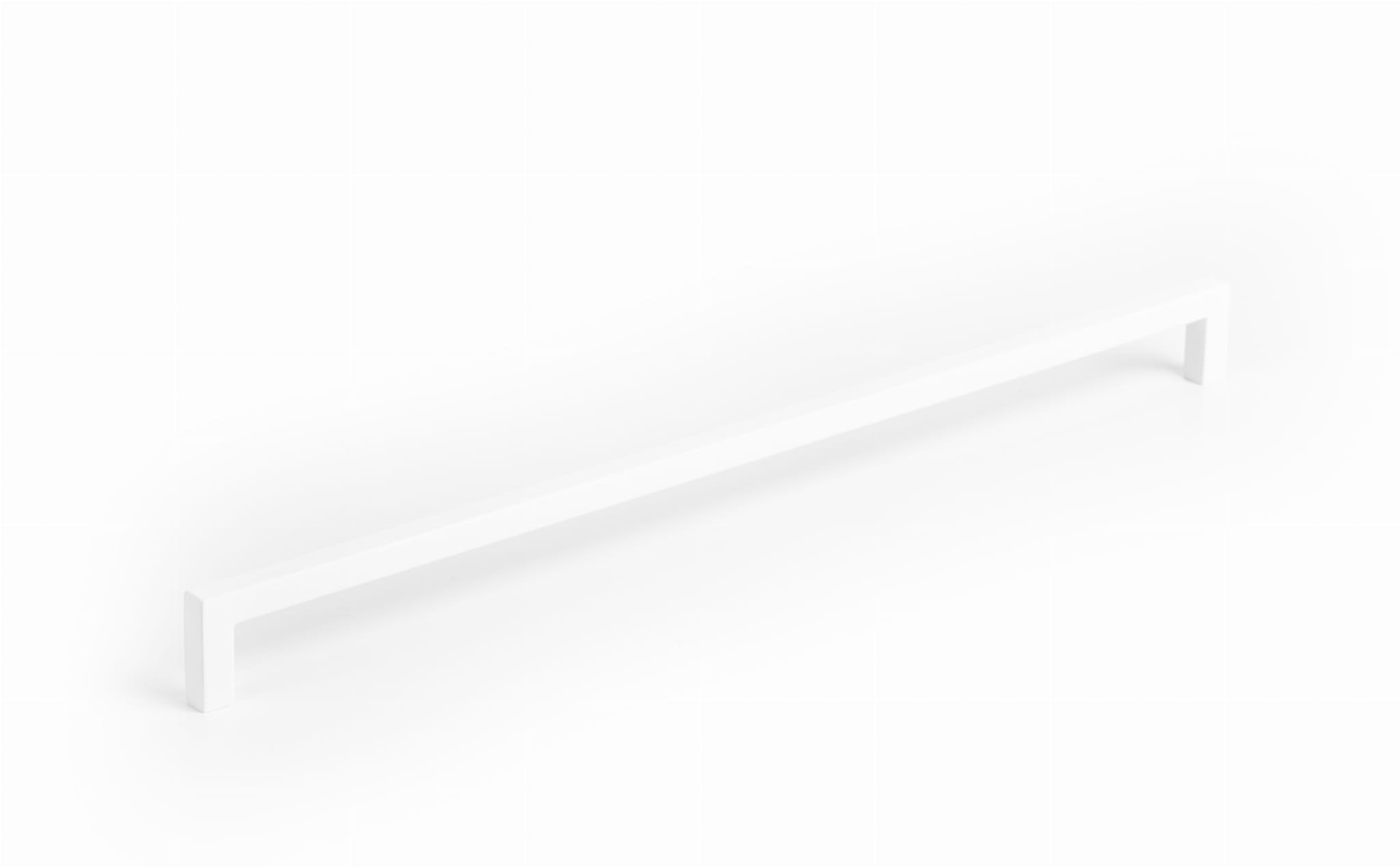 Avlångt möbelhandtag U 0056 320 Metall Vit Mat