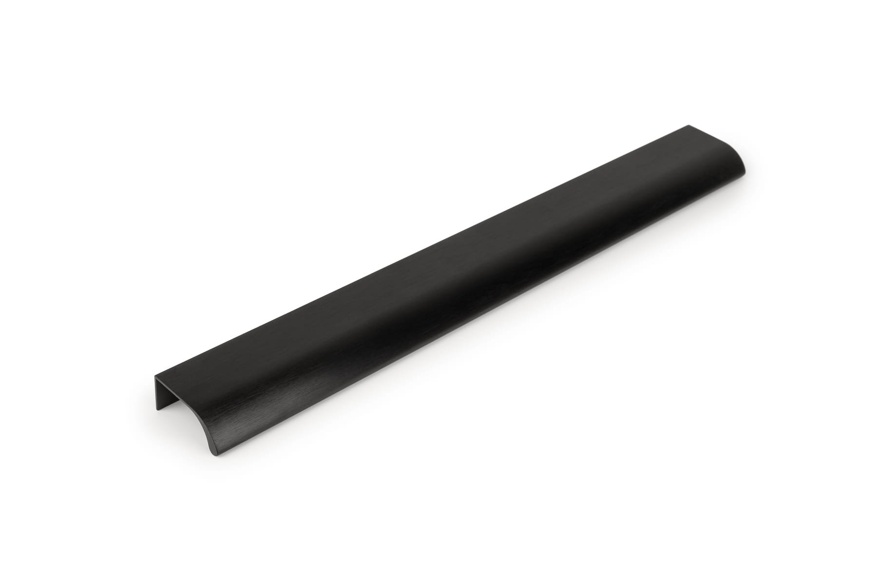 Ona 256 Edge Möbelhandtag Aluminium Svartanodiserad