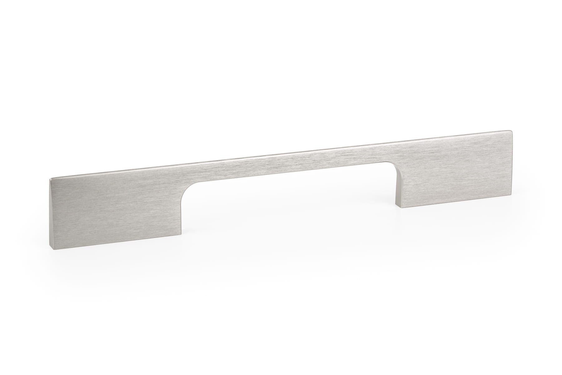 Peak 192 aluminium silver långsträckt möbelhandtag