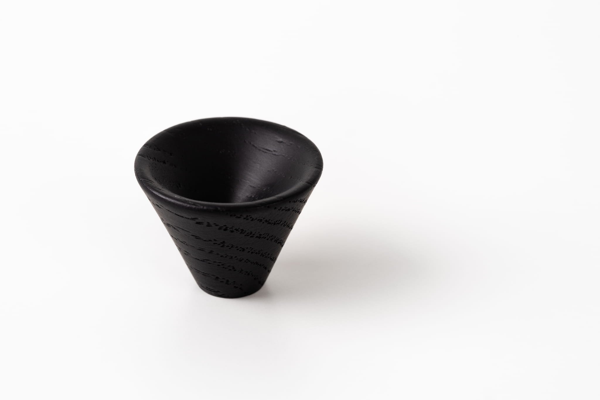 Möbelknopp Conic 29 Trä Svartlackerad