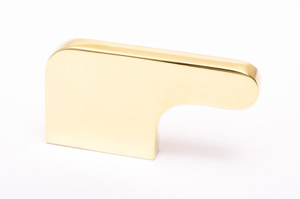Möbelhandtag Soft Cut 55 Polerad Mässing Omålad