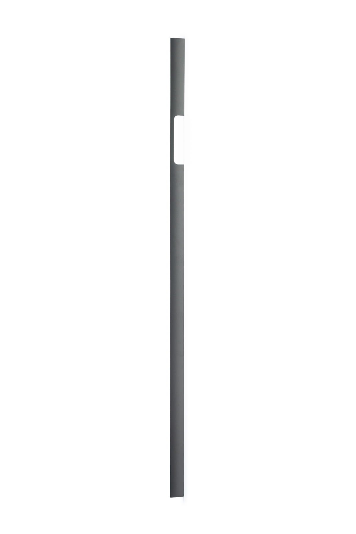 Avlångt möbelhandtag Peak 1120 Aluminium Metallic Grey (asymmetrisk)