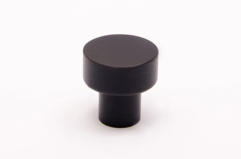 Möbelknopp Dot 18 Svart aluminium