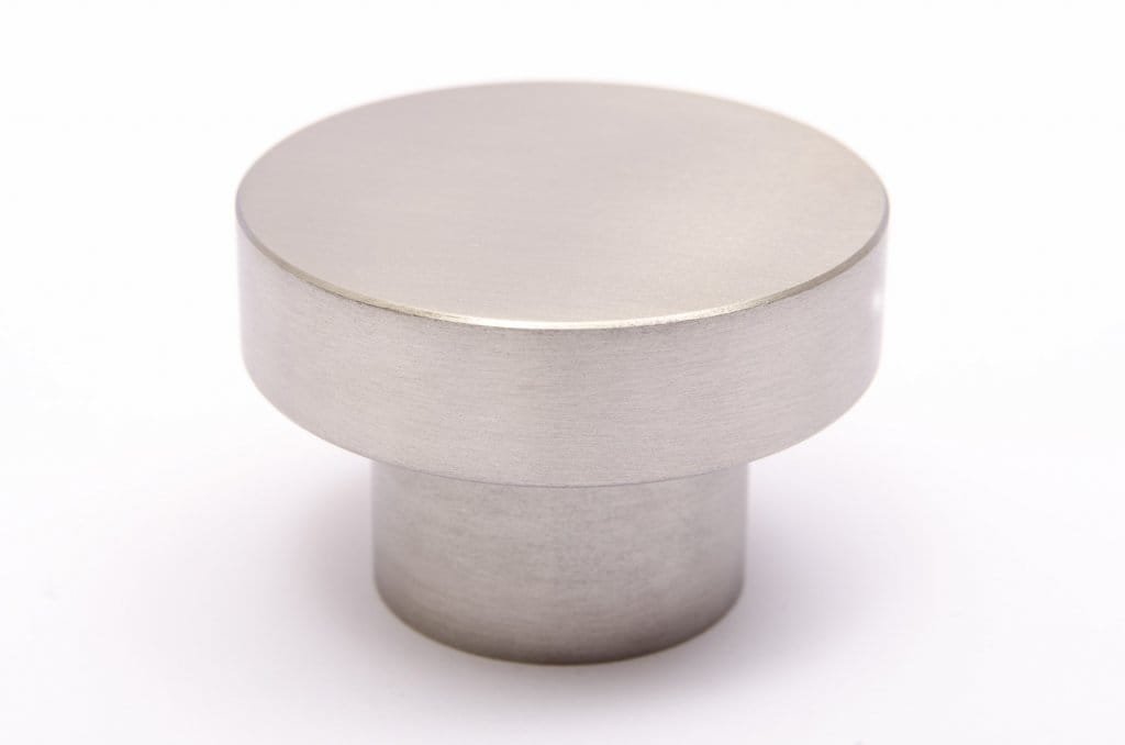 Möbelknopp Dot 50 Borstad aluminium