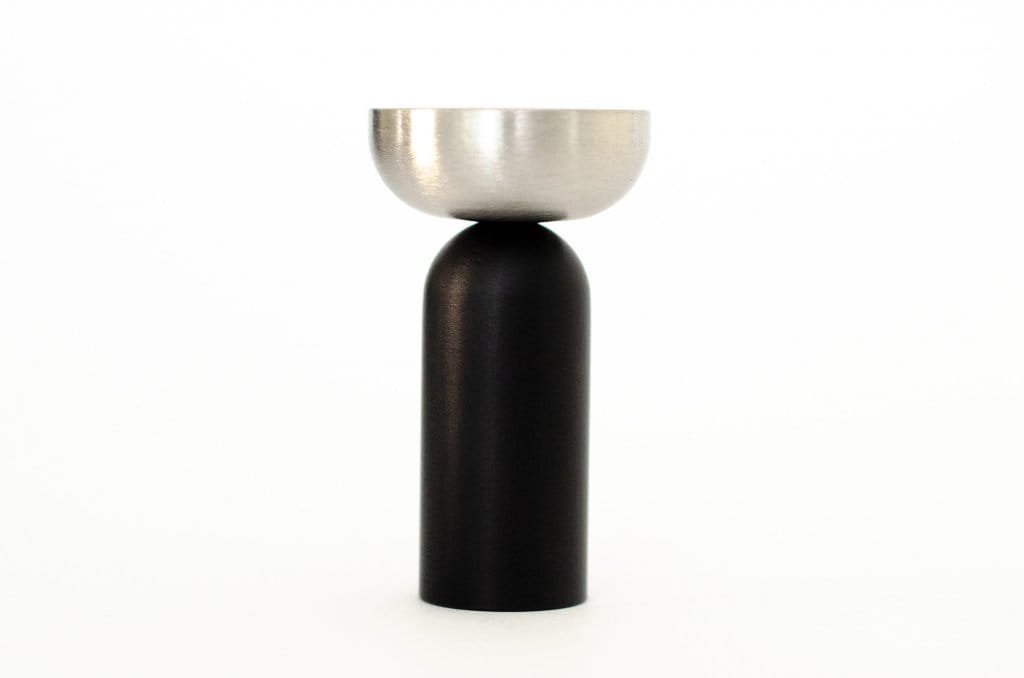 Kokeshi Mix 3052 Aluminium Svart Vägghängare med borstat stål