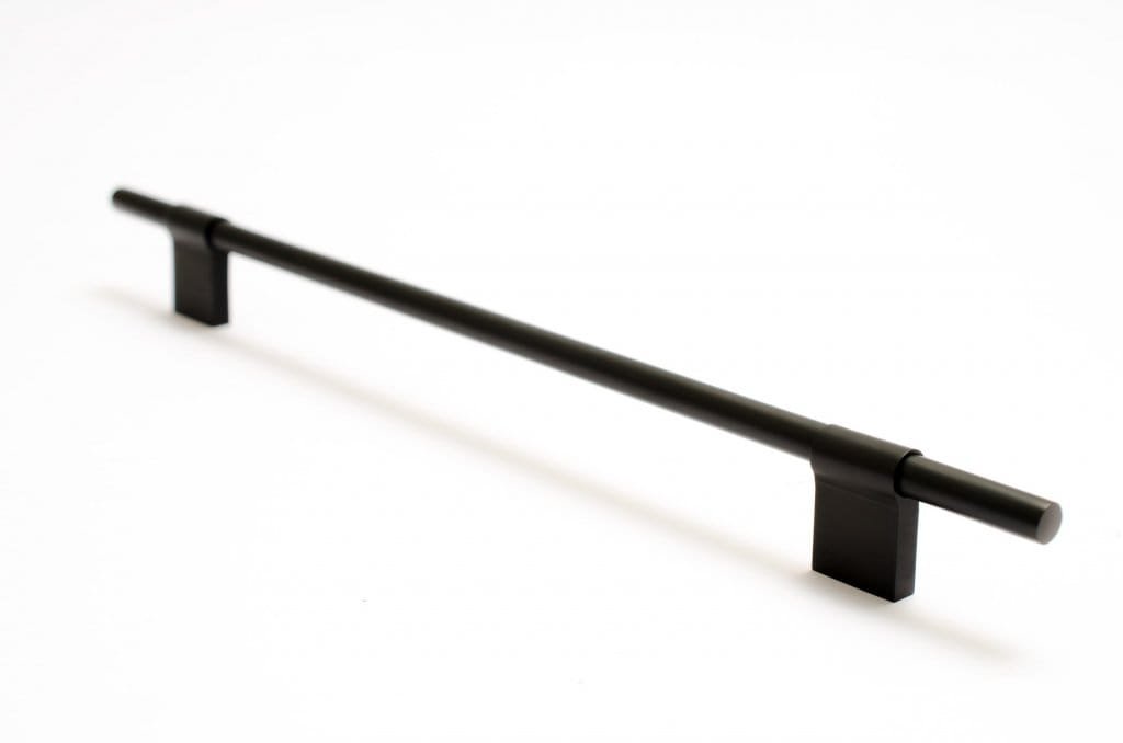 Möbelhandtag Line 224 Svart Aluminium