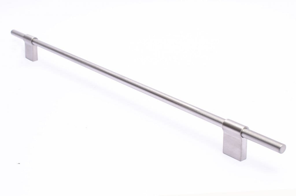 Möbelhandtag Line 342, Silver, Stål, Borstad