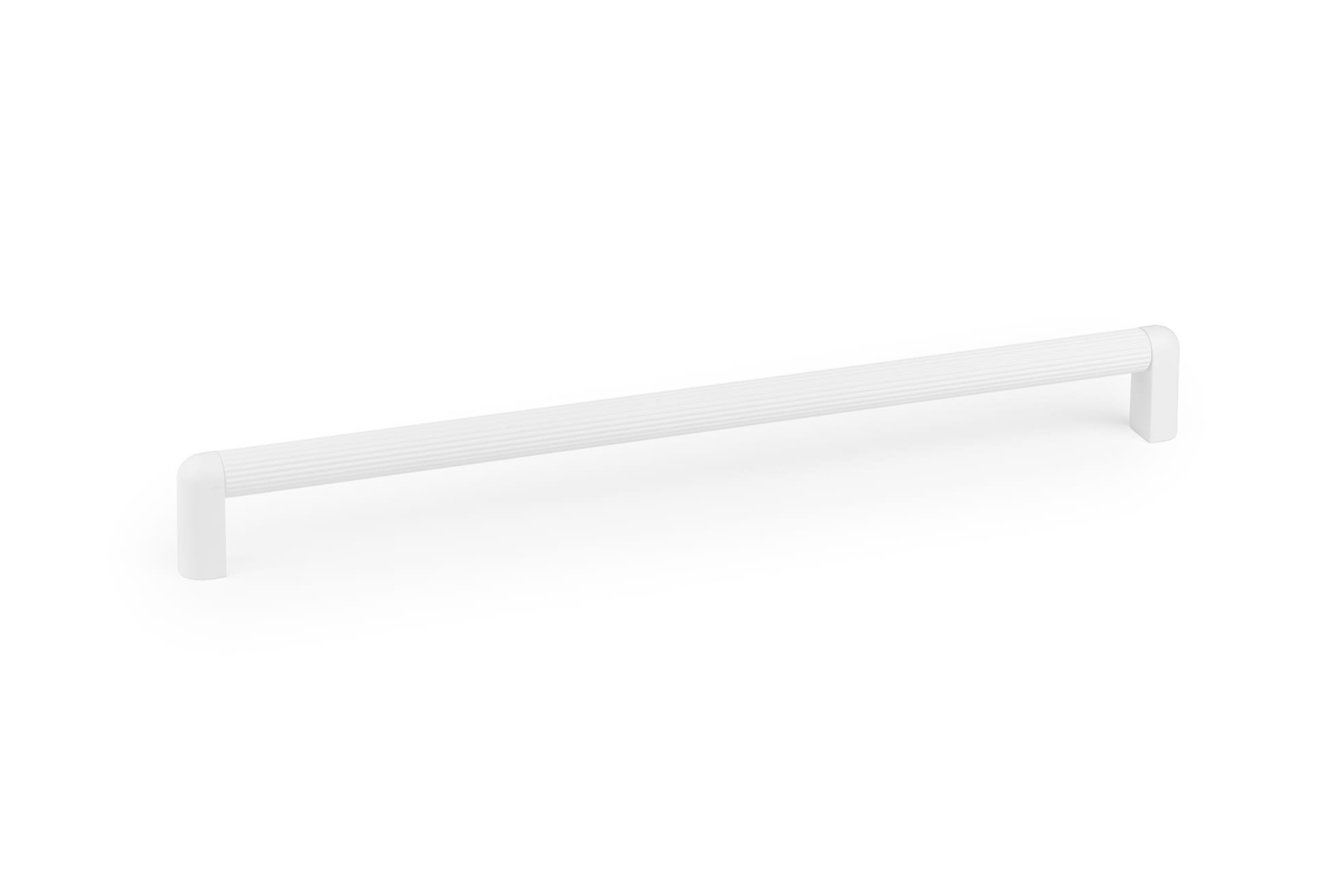 Avlångt möbelhandtag Riss Mini 320 Aluminium Matt Vit