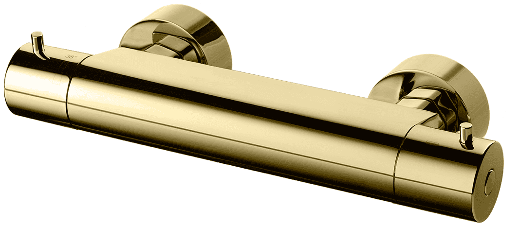 Termostatisk duschblandare EVM168-150 Honey Gold Mässing