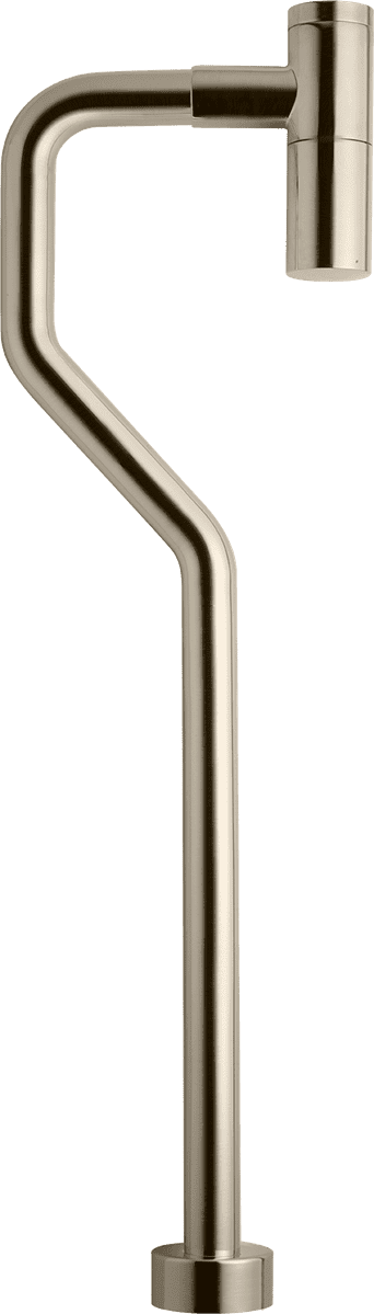 Tvättställsfälla med S-pipe XA200 Borstad Nickel Mässing