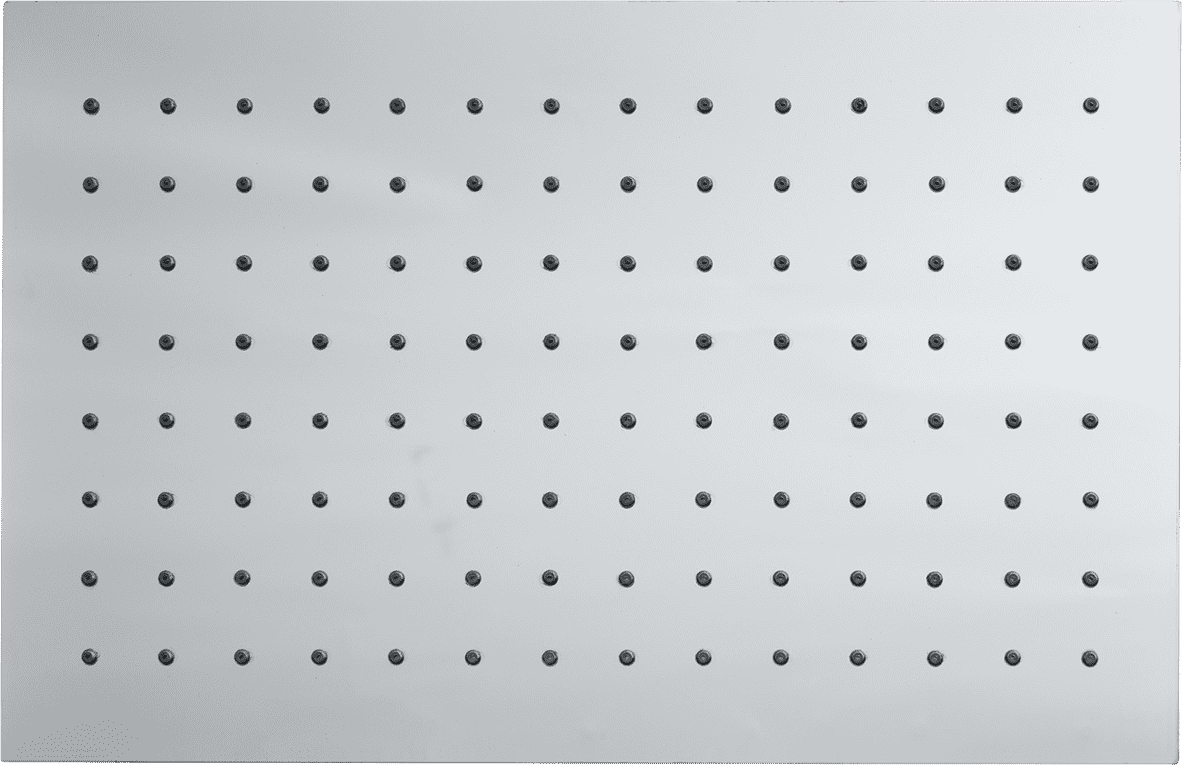 Rektangulärt regnduschhuvud 340 x 220 ZSOF091 Förkromad mässing