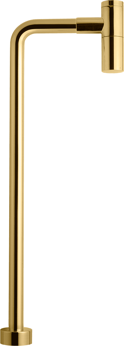 Tvättställssifon med L-typ rör XA100 Honey Gold Brass