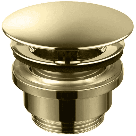 Universal tvättställsplugg 68400 Honung Guld Mässing