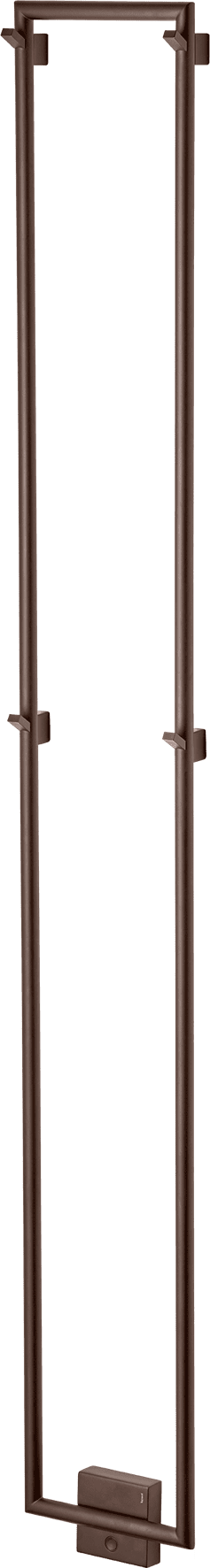 Badrumsradiator TW1500-200 Stål Brun Borstad