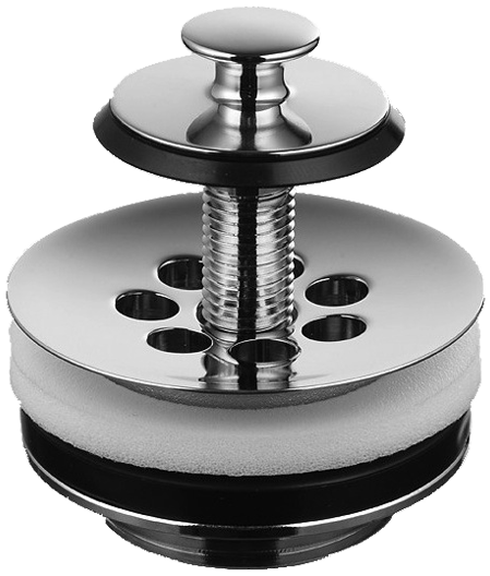 Tvättställsavlopp 58400 Förkromad mässing