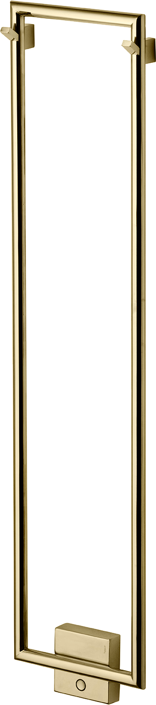 Badrumsradiator TW800-200 Stål Honung Guld PVD
