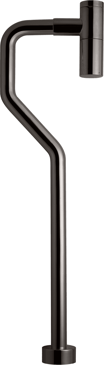 Tvättställssifon med S-pipe XA200 Mässing Svart Krom