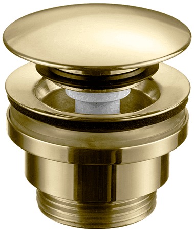 Universal Pop-up plugg för tvättställ 74400 Mässing Honung Guld