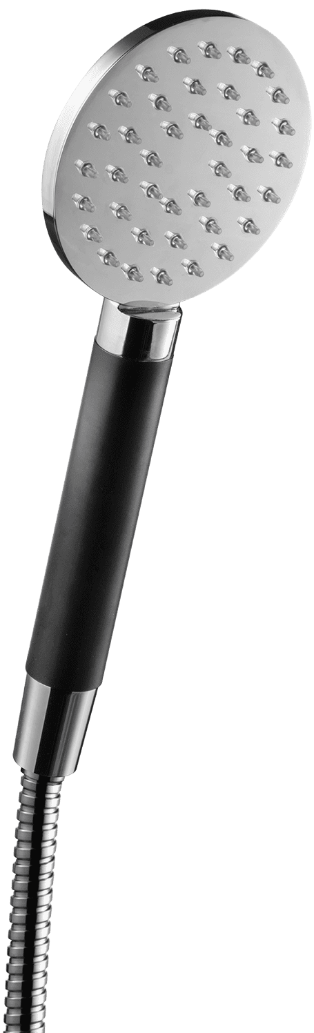 Duschmunstycke ZDOC095 Krom med svart