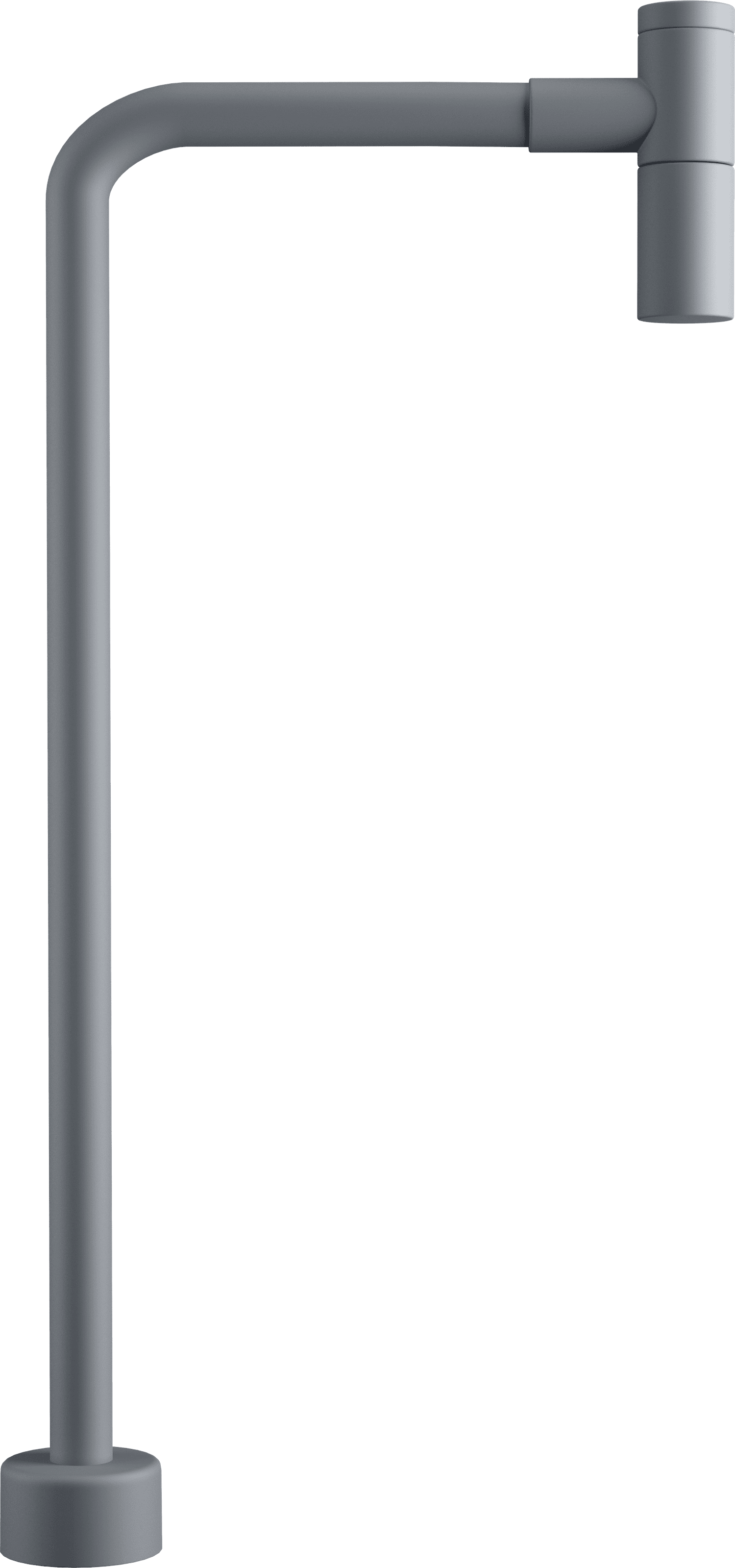 Tvättställsfälla med L-rör XA100 Mässingsgrå Ascot