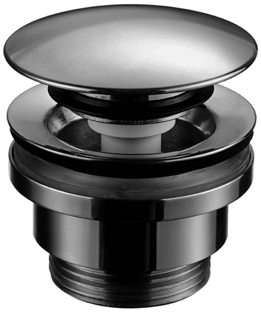 Universal Pop-up tvättställsplugg 74400 Mässing Svart Krom