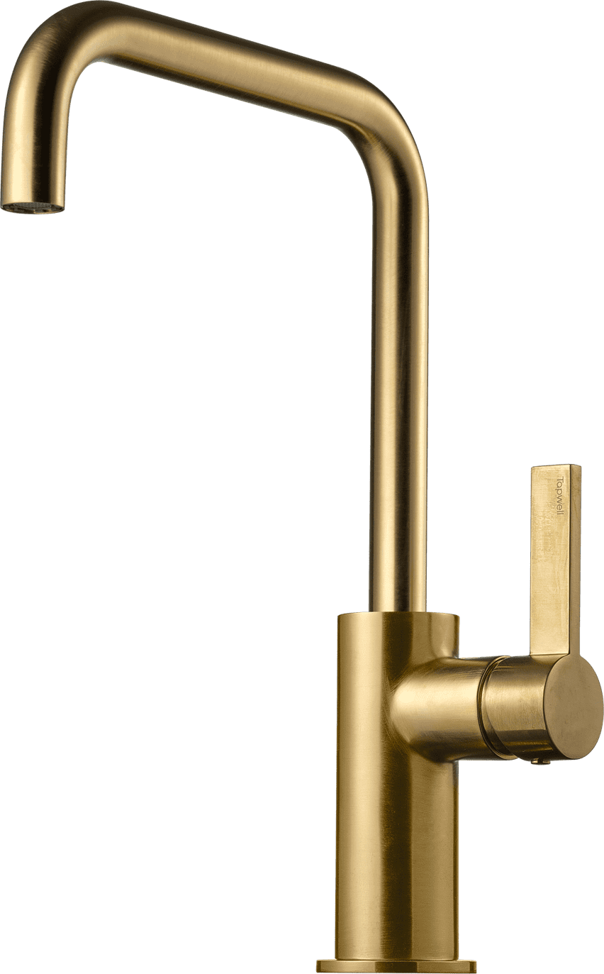 Köksblandare ARM580 Honung Guld Borstad Mässing