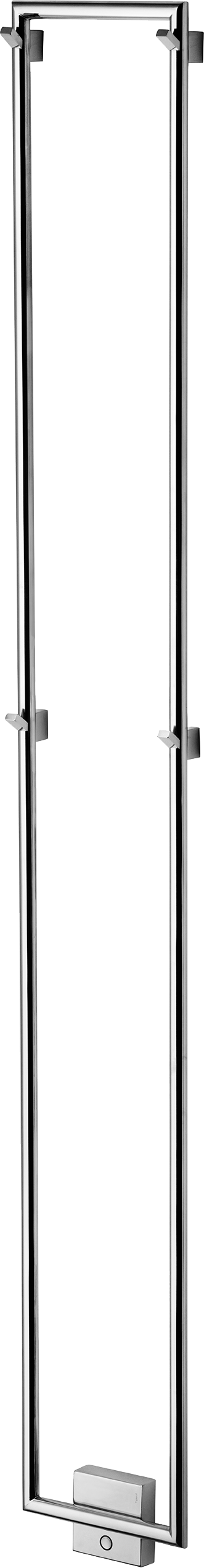 Grzejnik łazienkowy TW1500-200 Stalowy Chrom Polerowany