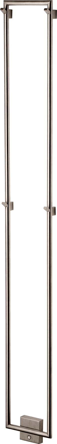 Badrumsradiator TW1500-200 Stål Borstad Nickel