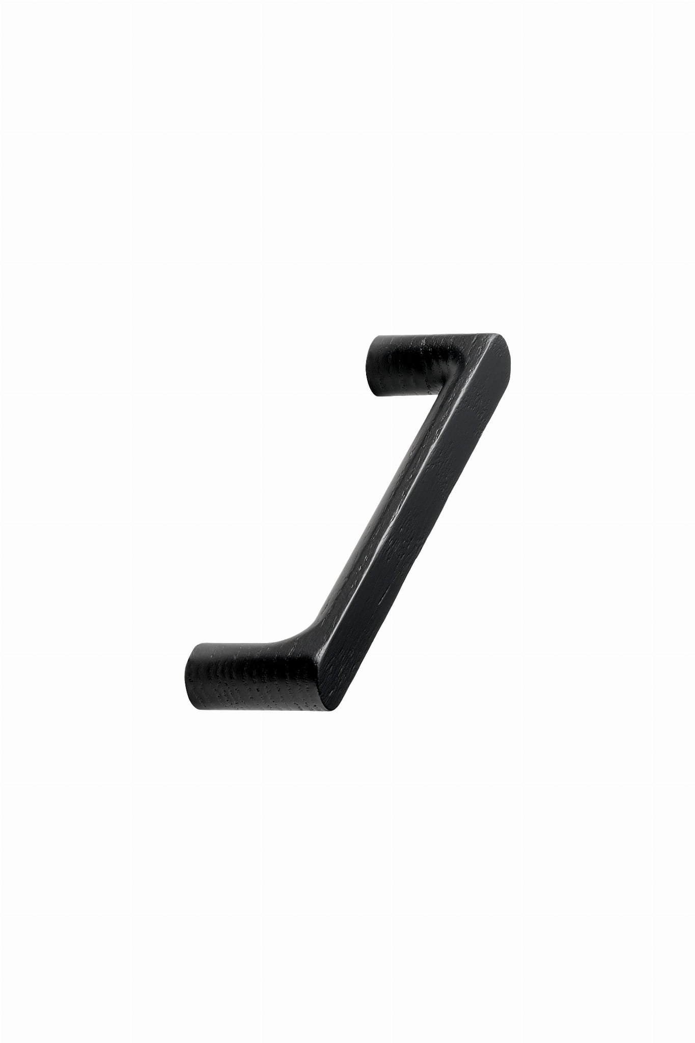 Avlångt möbelhandtag Pinta 256 Wooden Black Ash