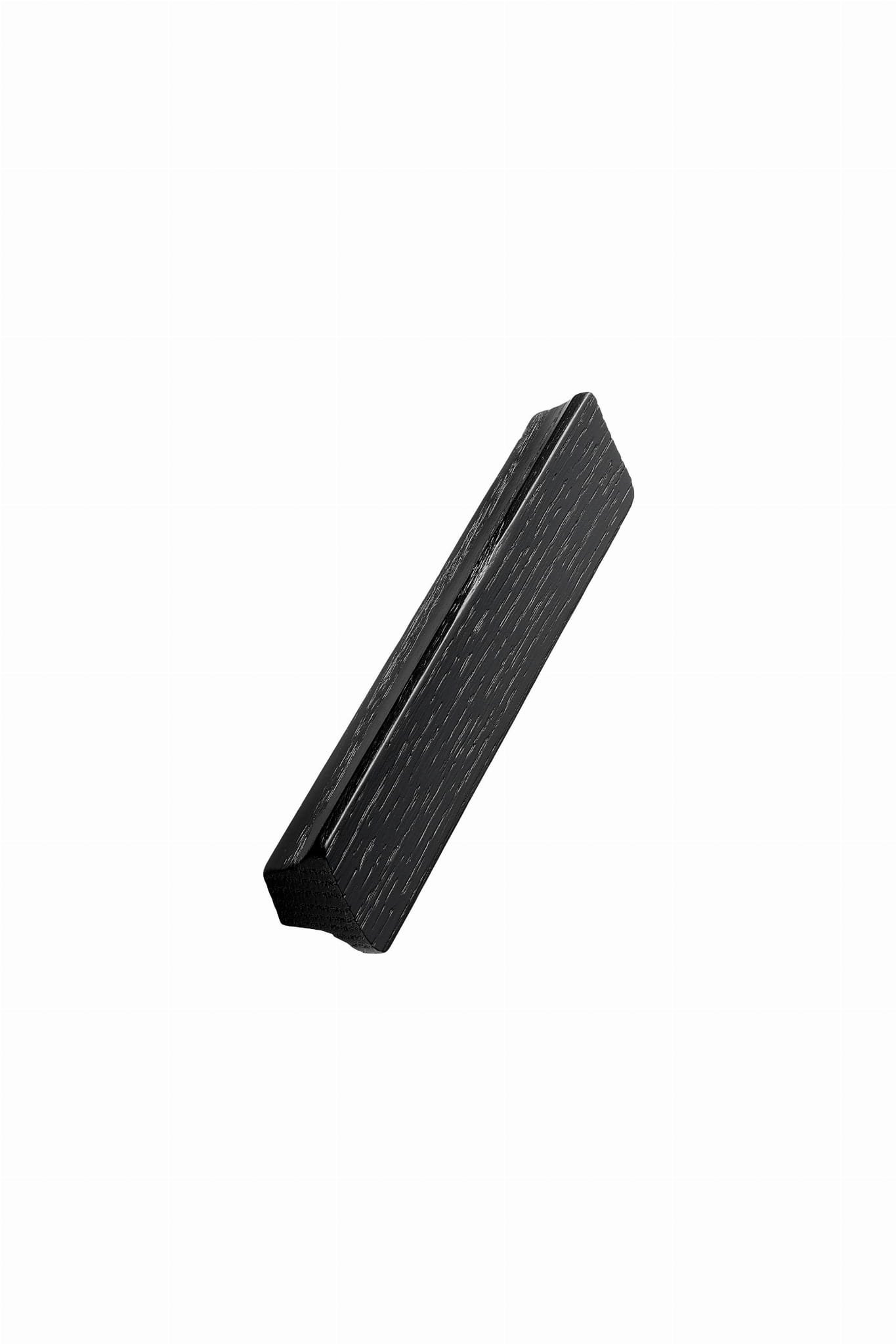 Avlångt möbelhandtag Ante 192 Wooden Black Ash