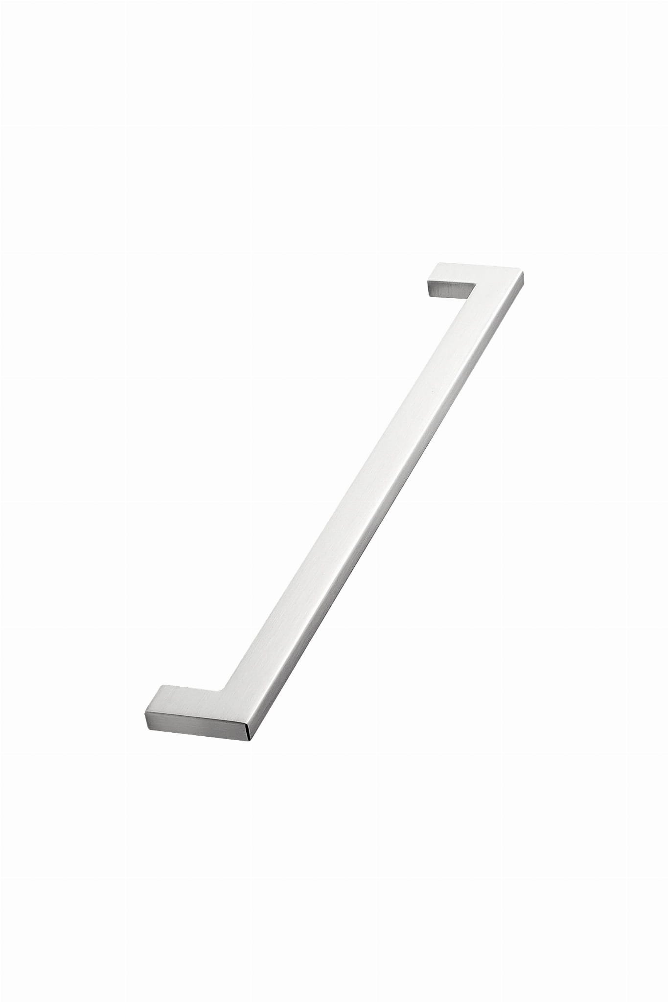Avlångt möbelhandtag Flat 256 Metall Silver