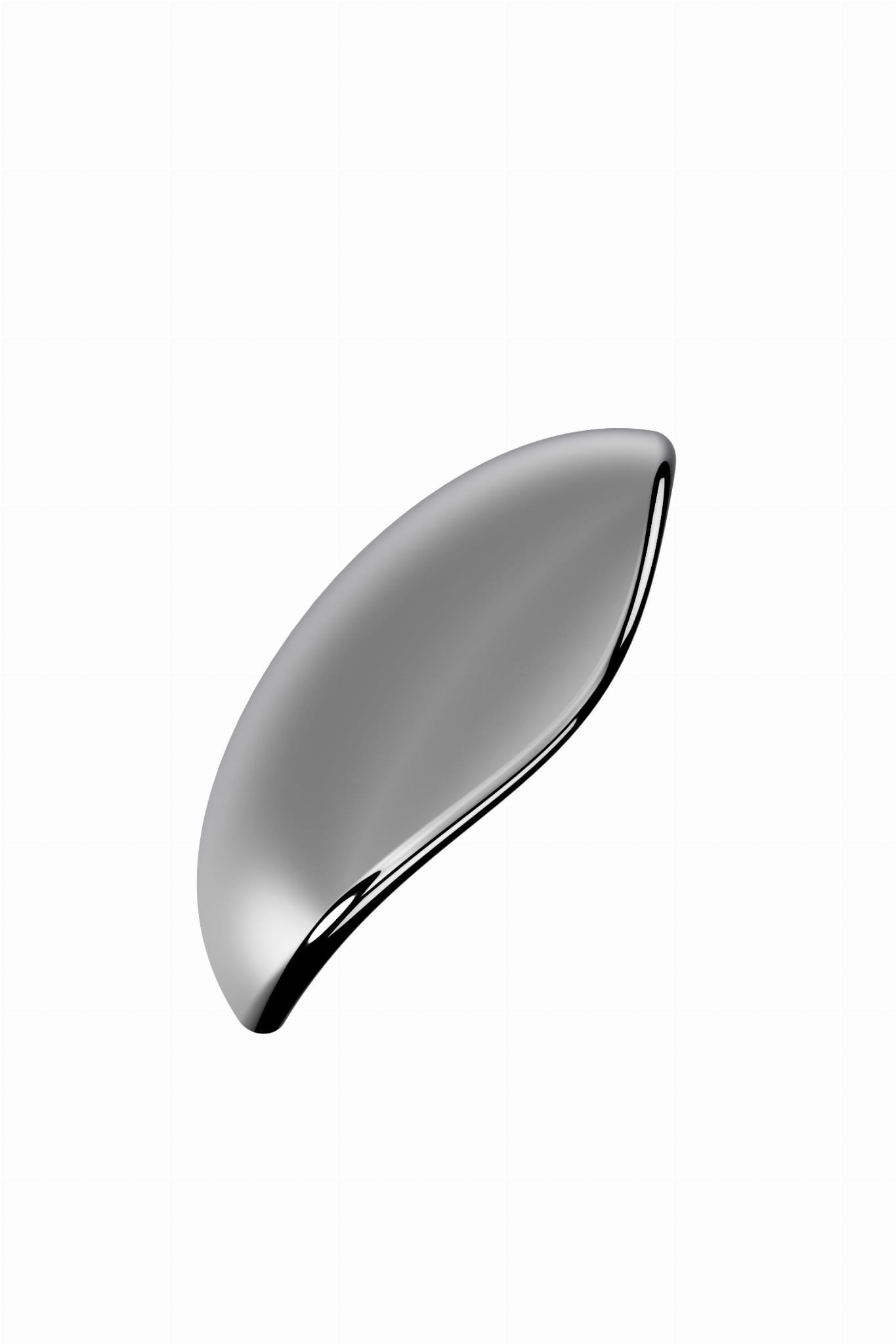 Luna 64 Metall avlångt möbelhandtag Silver Nickelpläterad