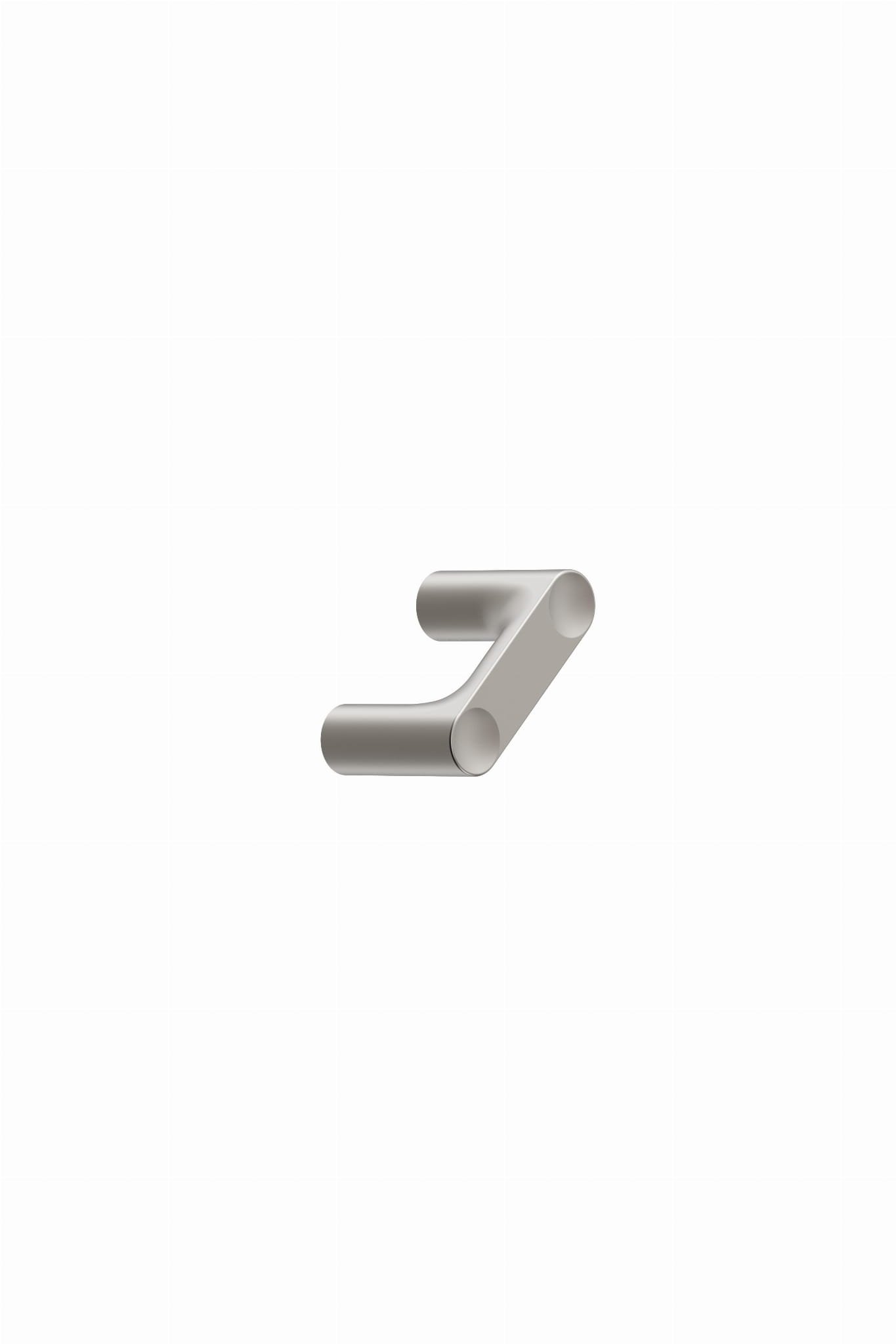 Möbelknopp Punto 32 Metall Silver Nickelpläterad