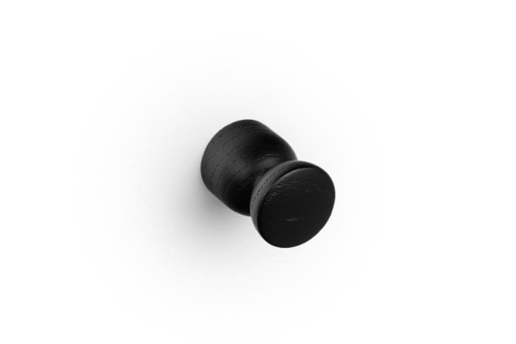 Möbelknopp Piece 25 Wooden Black Matte