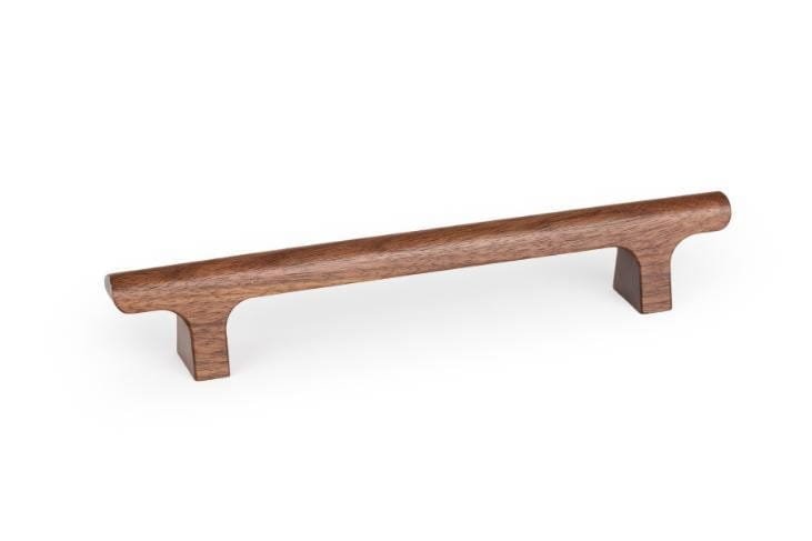 Hinoki Wood 160 Möbelhandtag av trä i valnöt