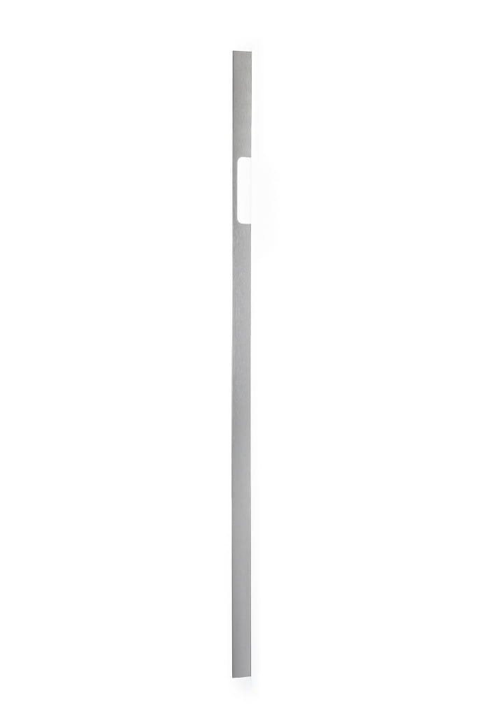 Peak 1760 aluminium borstat silver långsträckt möbelhandtag