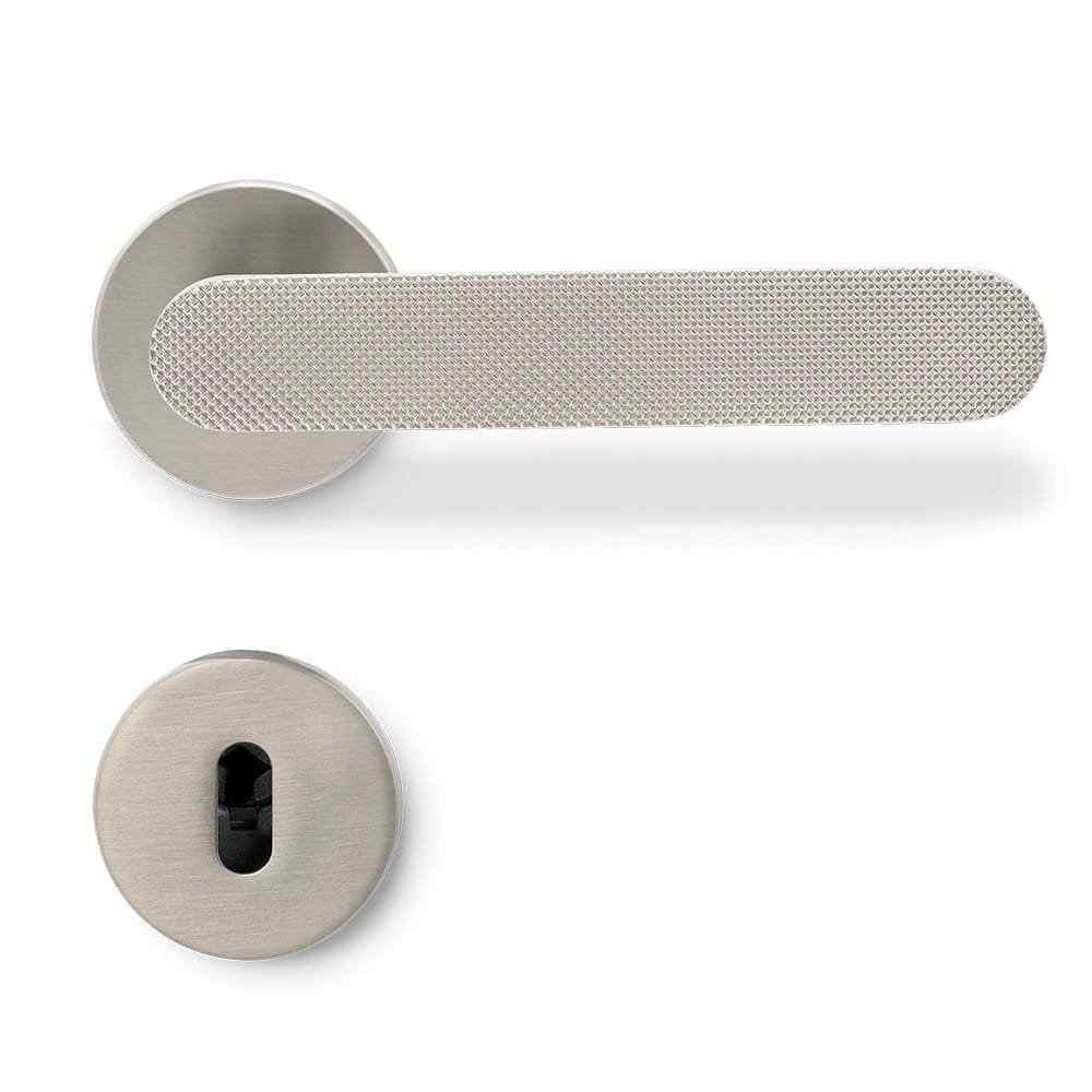 Vibe Grip Aluminium Dörrhandtag Silver Borstad Skandinavisk Standard