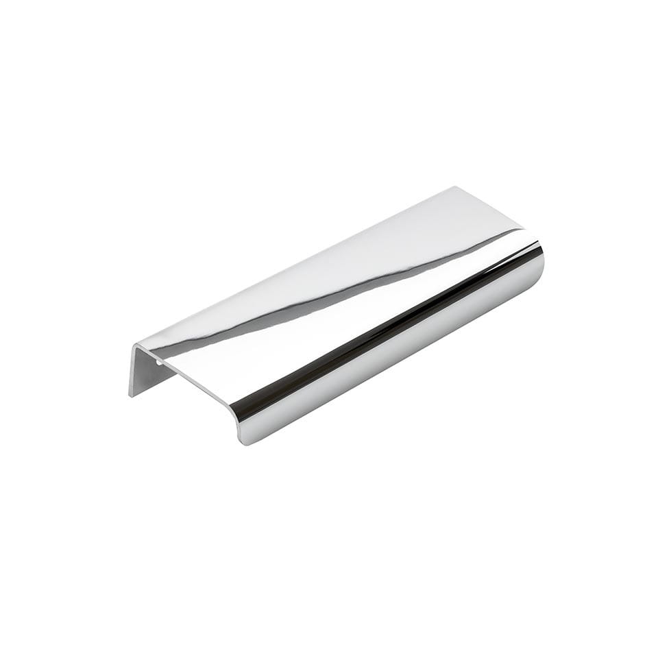 Kant möbelhandtag Lip 120 Silver Polerad krom