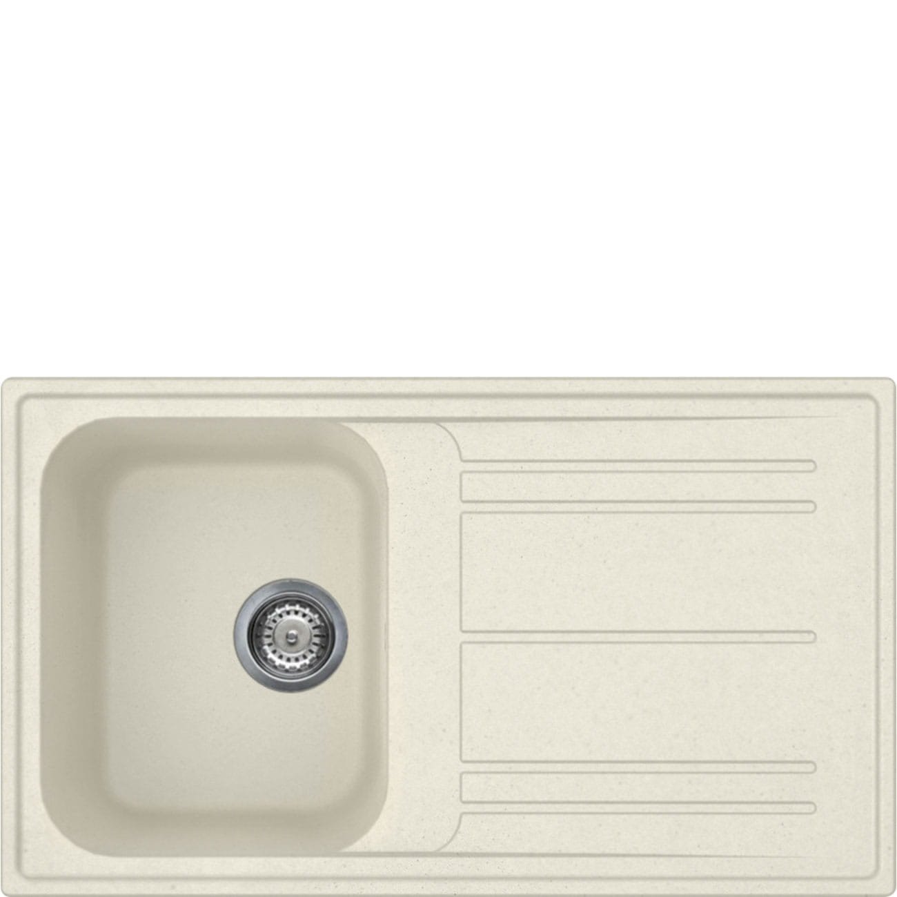 Rigae LZ861P 1-skål Composite Beige diskbänk