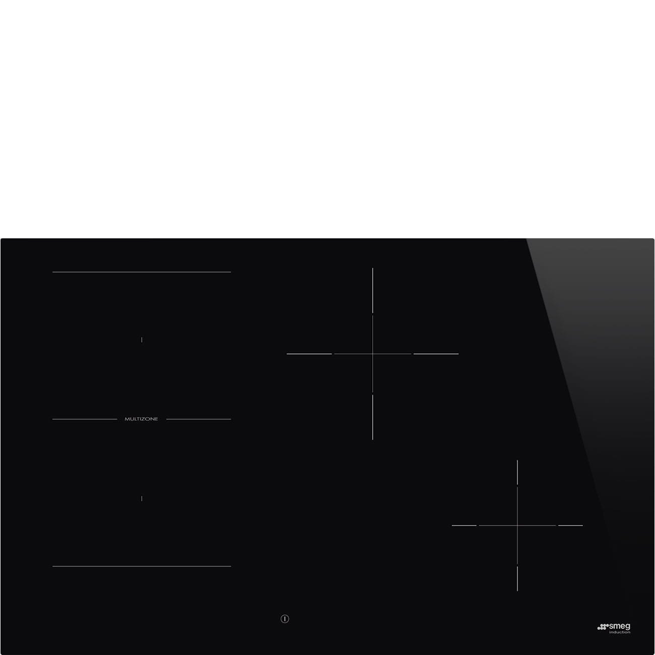 Induktionshäll 80 Universal SI1M4844D 4 värmezoner Svart Glas